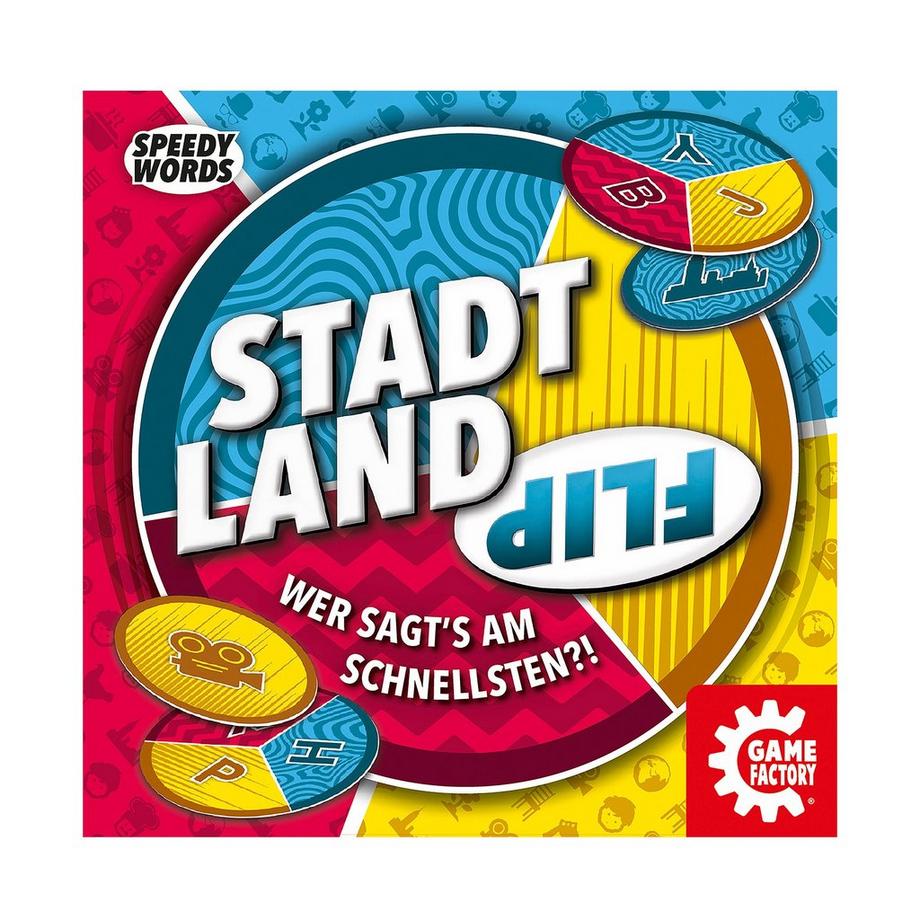 Game Factory  Stadt Land Flip, Tedesco 