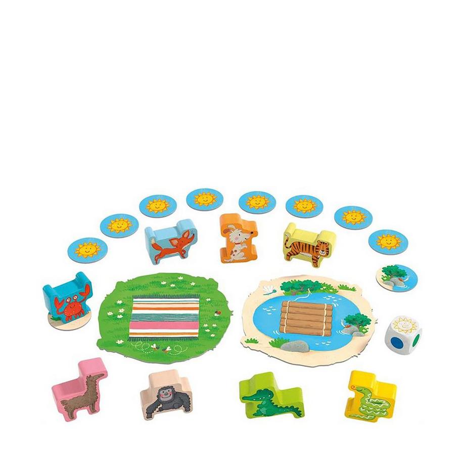 HABA  Turm der Tiere Junior, Italienisch 