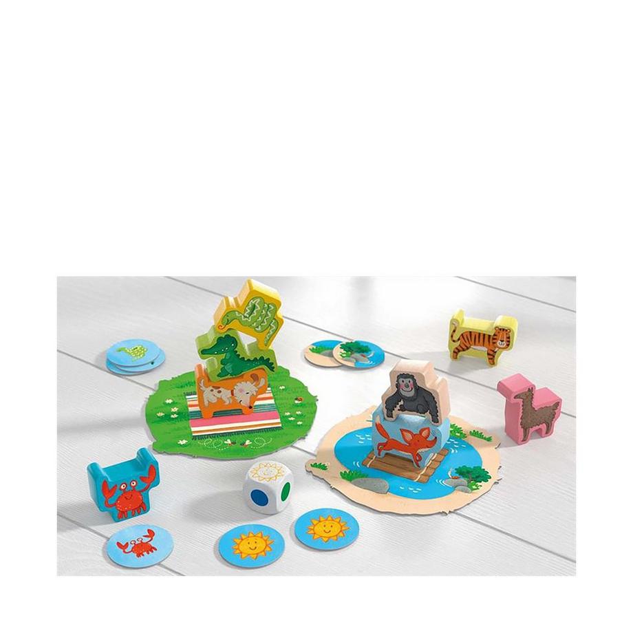 HABA  Turm der Tiere Junior, Italienisch 
