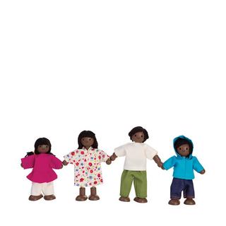 Plantoys  Famiglia di bambole dalla pelle scura   