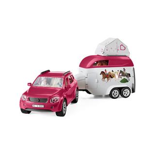 Schleich  42535 À l’aventure en voiture avec van attelé 