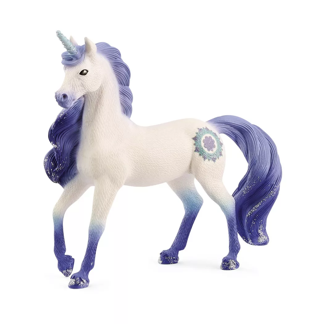 Schleich 70715 Mandala Unicorn Stallion Figure Multicolor