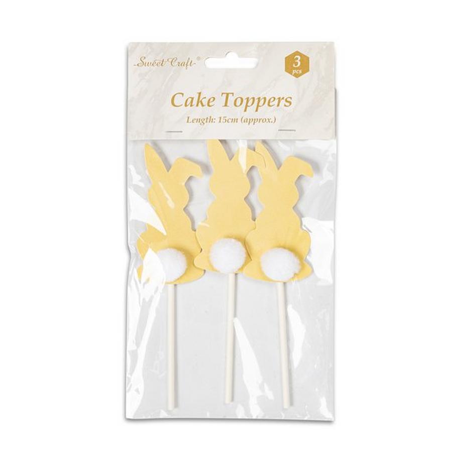 Manor Set adesivi cupcake 3 pz. Bunny 