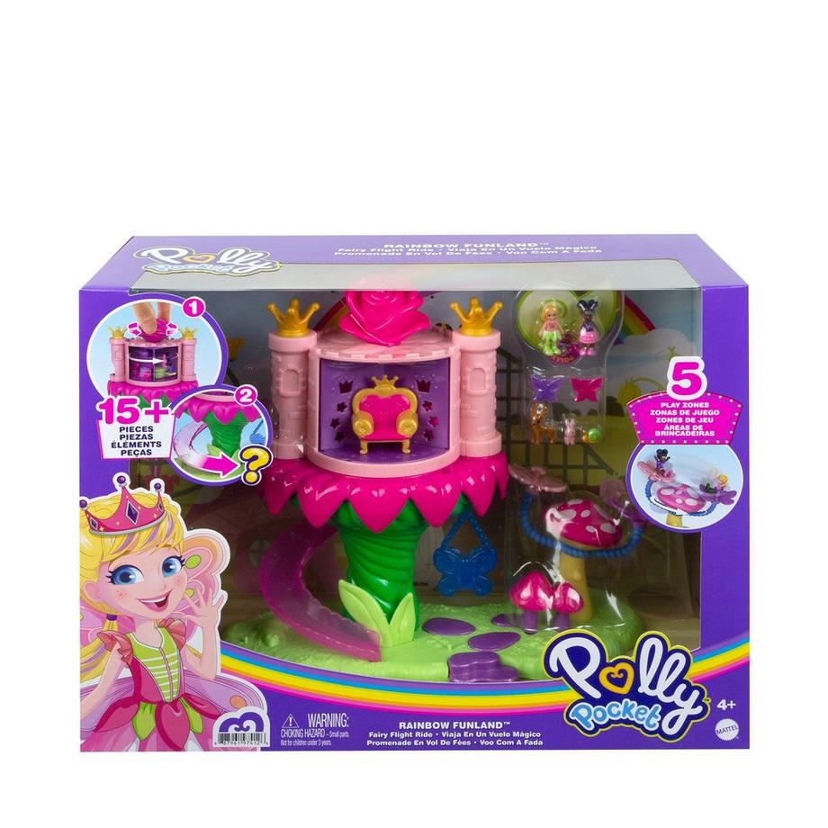 polly pocket  Regenbogen-Einhornspaß Feenflug 