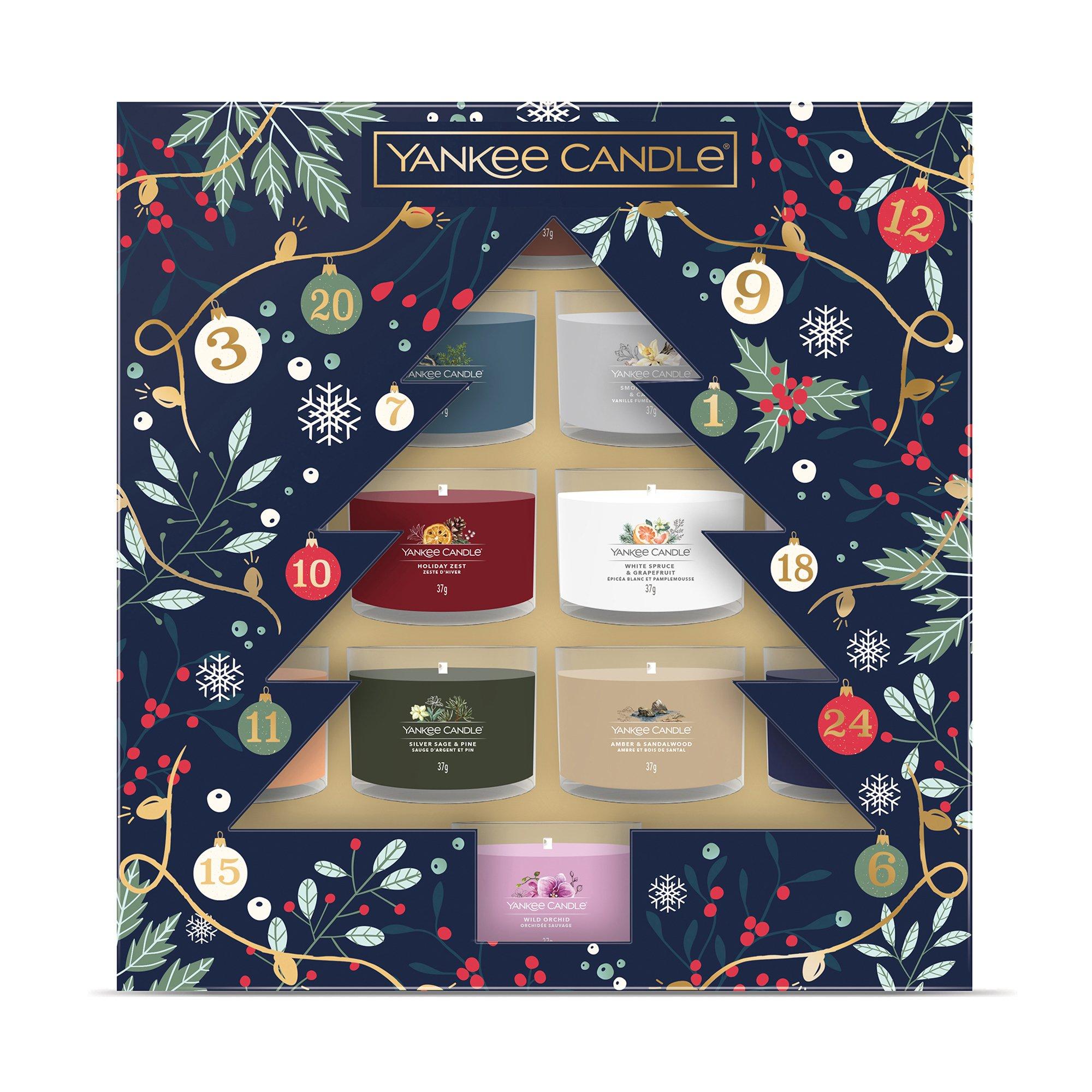 Bougie Votive Yankee Candle - Parfum Arbre De Noël Scintillant - 15h