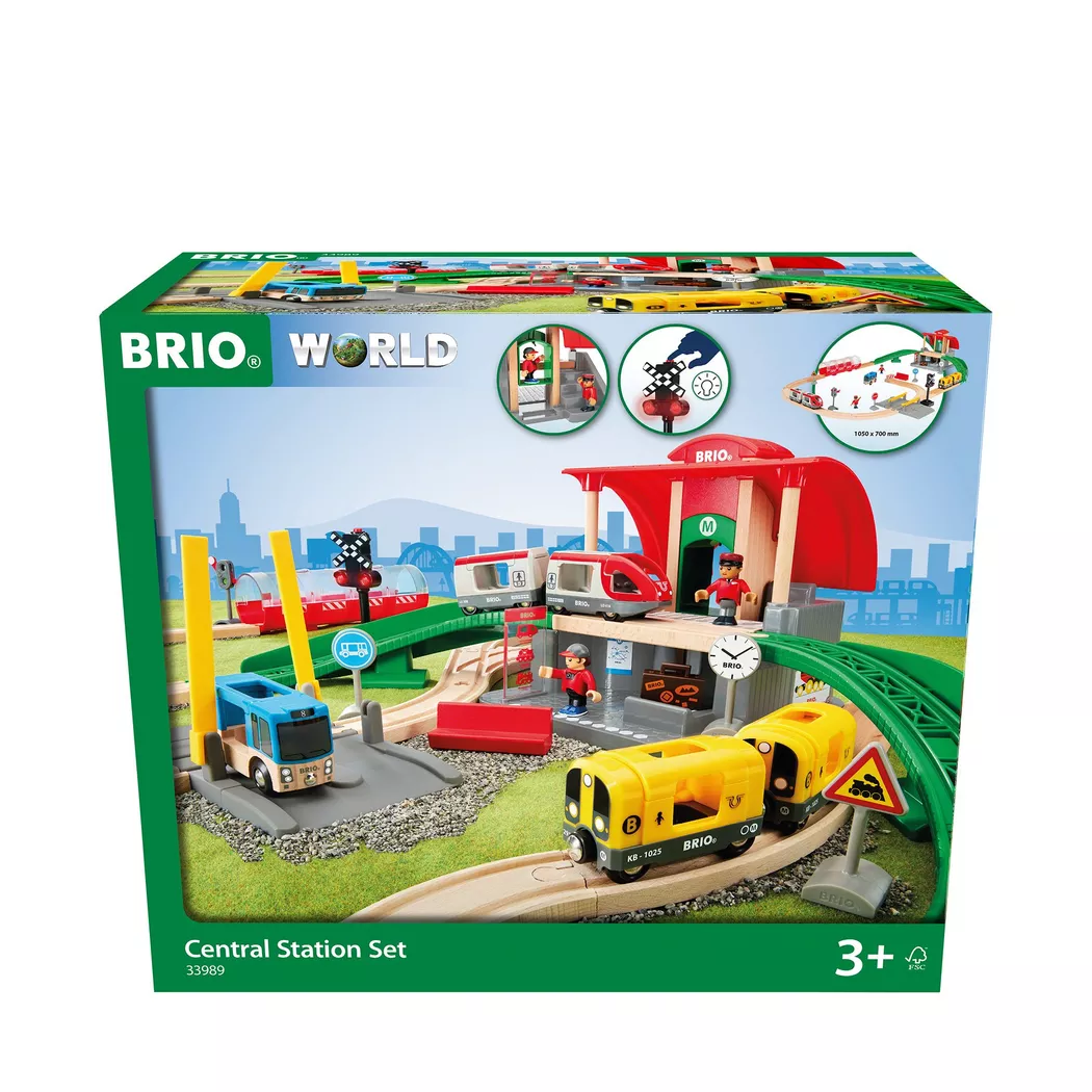 Brio - Hauptbahnhof Set, Multicolor