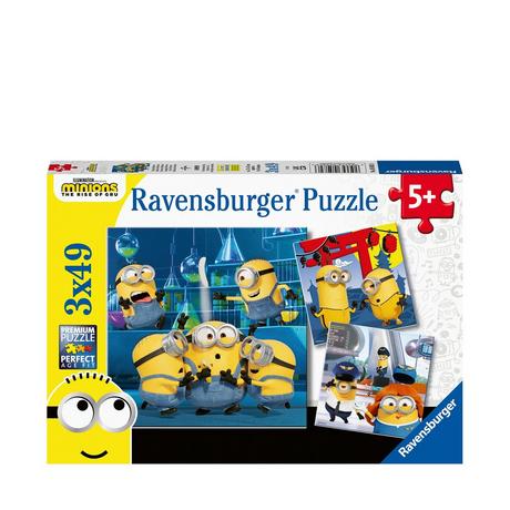 Ravensburger  Minions amusants, 3 x 49 pièces 