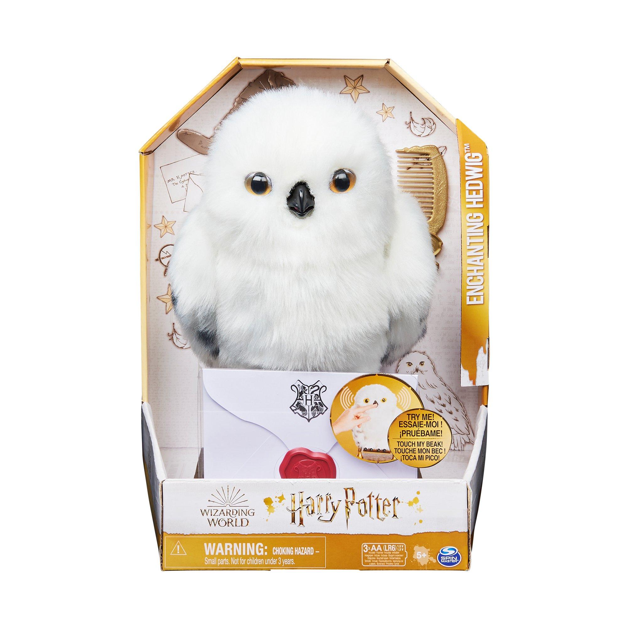 SPINMASTER Harry Potter - Gufo interattivo in peluche Hedwig