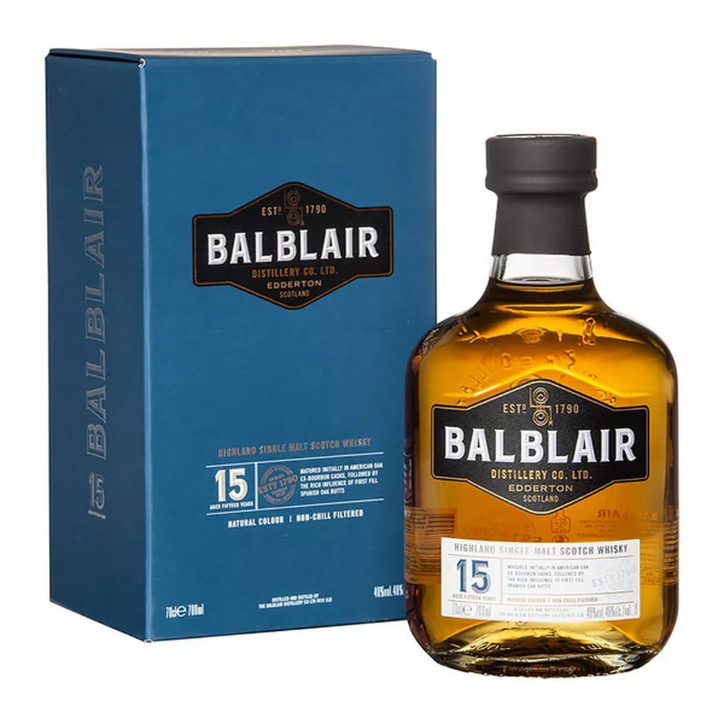 Balblair Whisky 15 Jahre 46% 0,7L