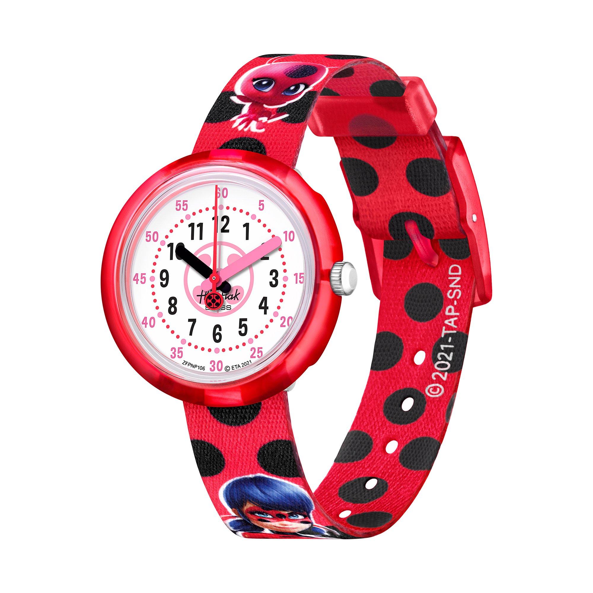 flik-flak MIRACULOUS LADYBUG Horloge analogique 