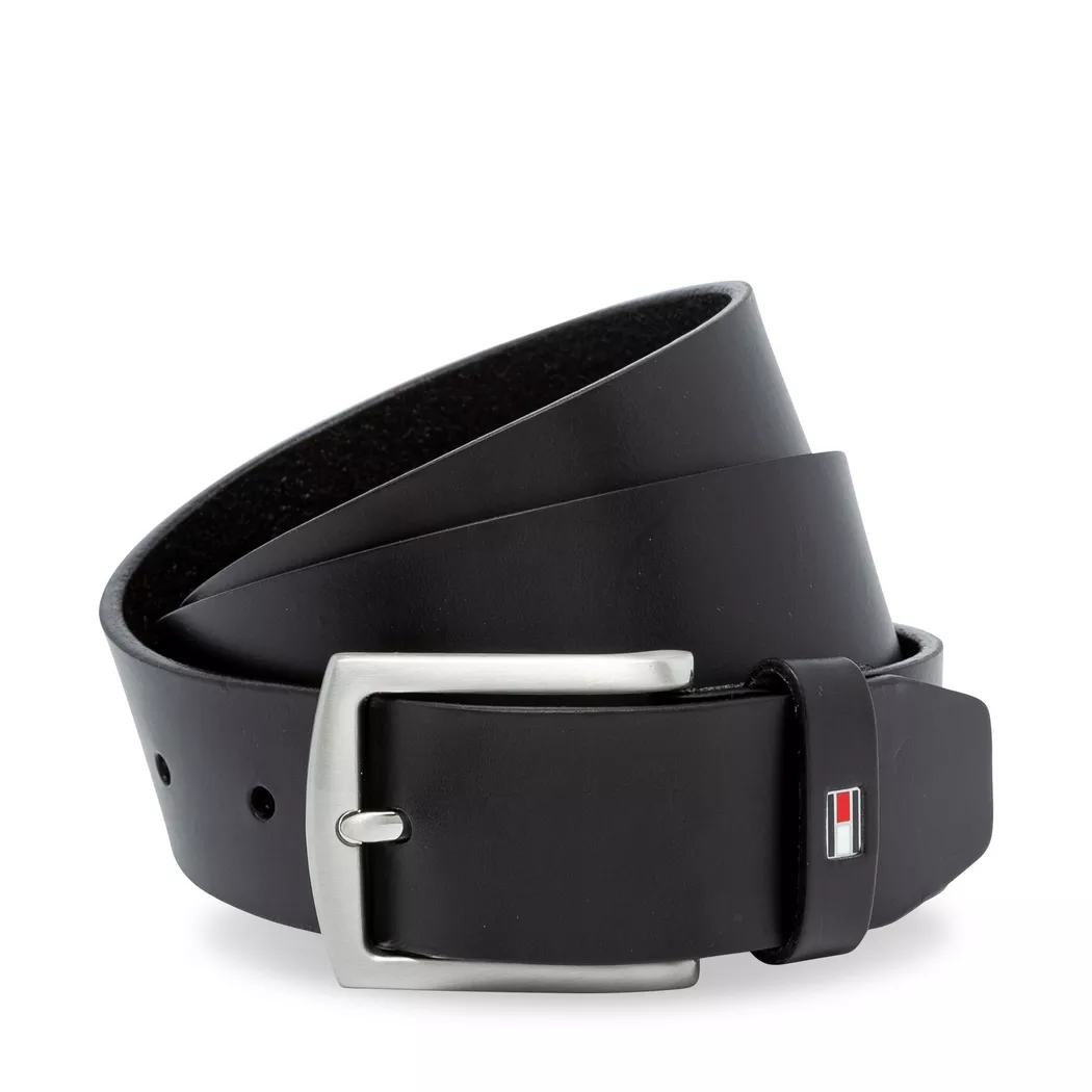 Tommy Hilfiger Ceinture Plaque Adjustable 35 Mm Black 90 cm Homme