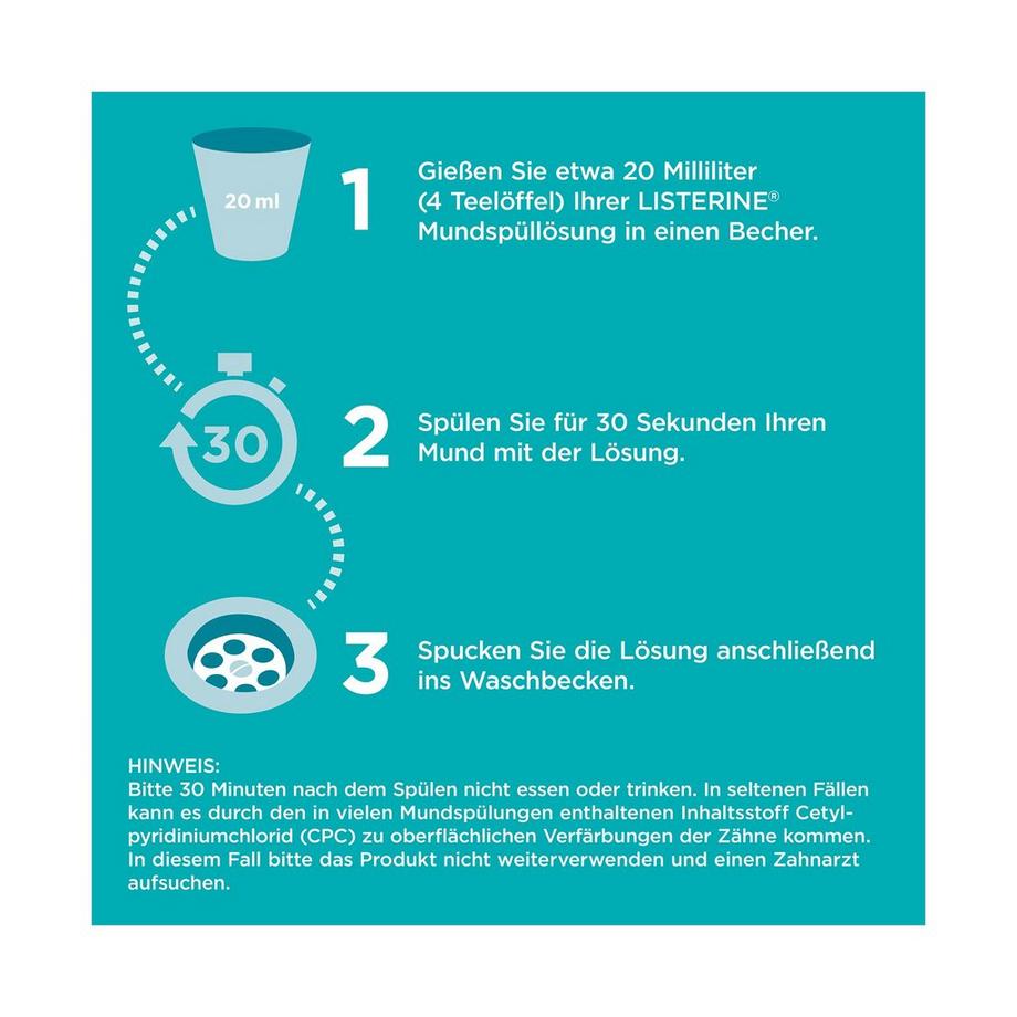 LISTERINE Listerine CoolmintMild 2x500 Listerine CoolmintMild 2x500 