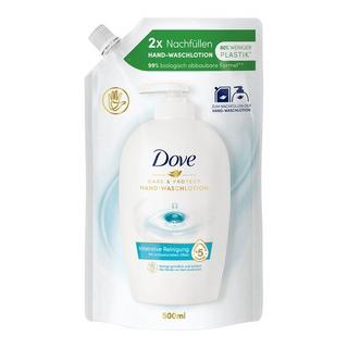 Dove Reiswasser & Lotusblüte Pflegende Hand-Waschlotion Care & Protect Nachfüllbeutel 