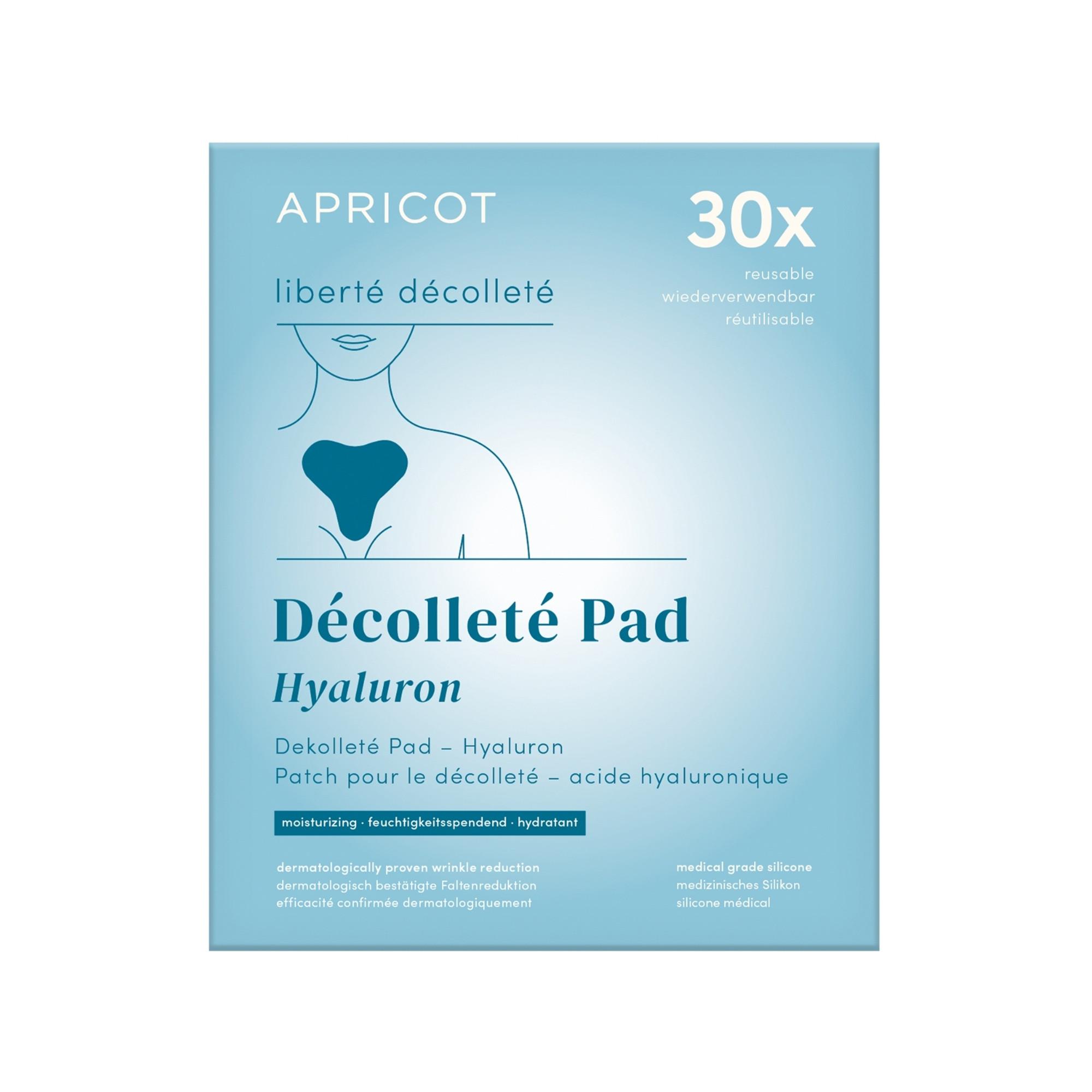 APRICOT  Wiederverwendbares Dekolleté Pad mit Hyaluron 