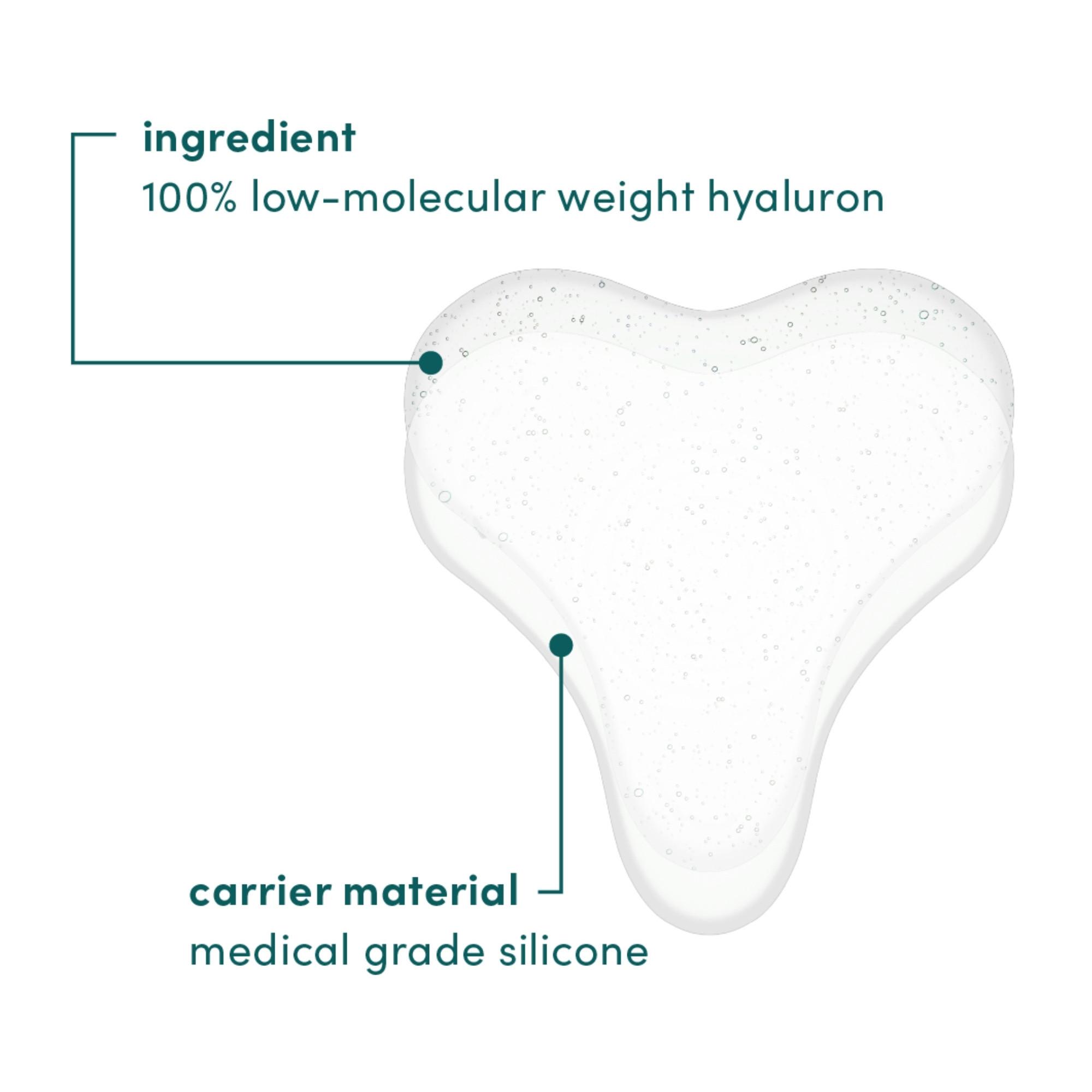 APRICOT  Wiederverwendbares Dekolleté Pad mit Hyaluron 