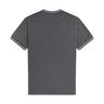 FRED PERRY T-Shirt, Body Fit, kurzarm TWIN TIPPED T-SHIRT Grau