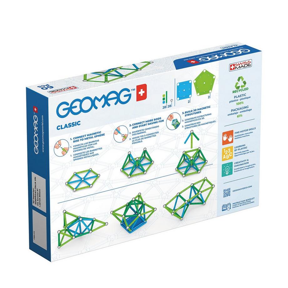 Geomag  Classic Green Line, 60 pezzi 