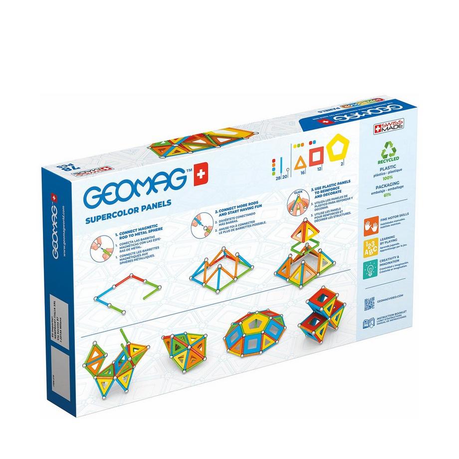 Geomag  Green Line Supercolor, 78 pièces 