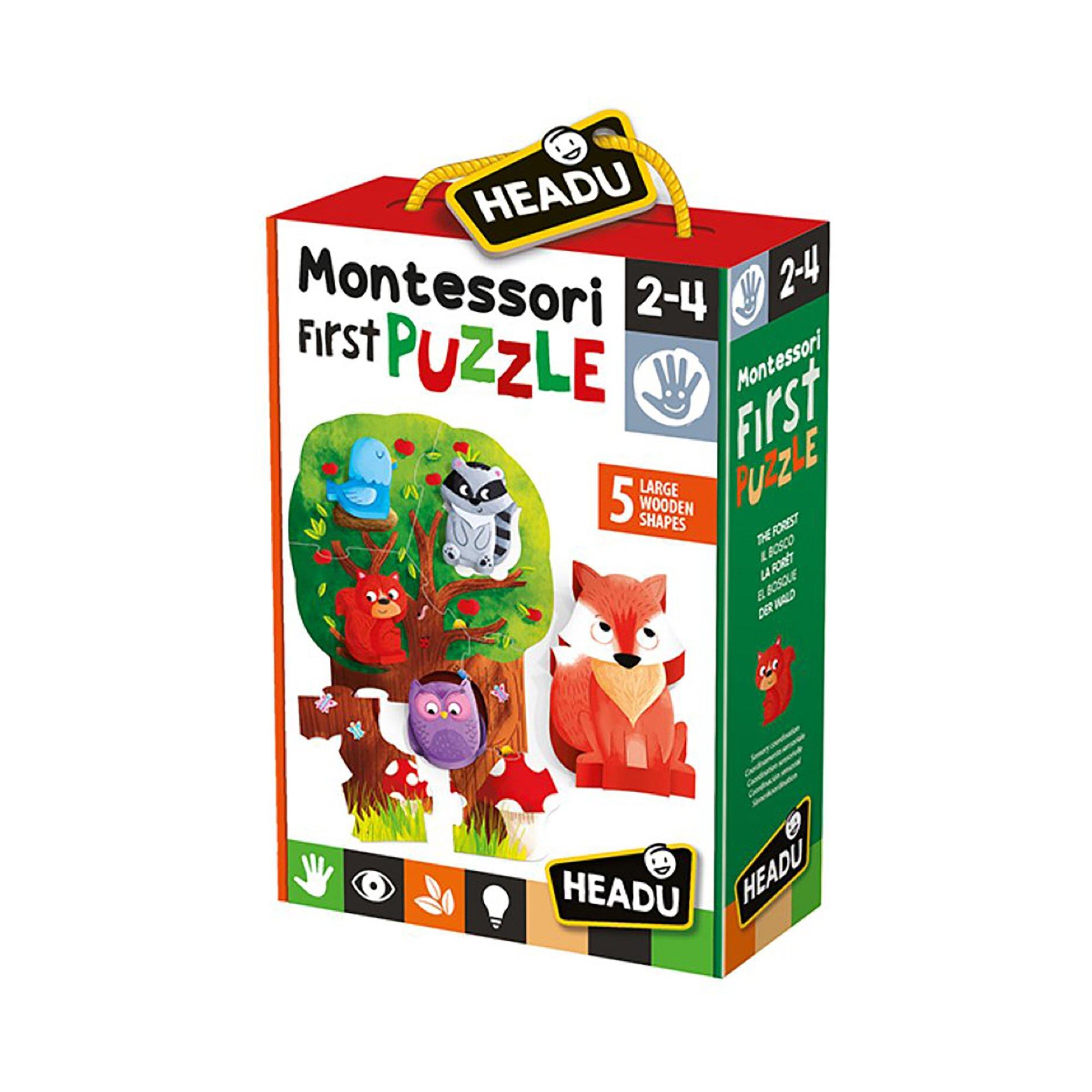 Image of HEADU Montessori Puzzle Wald