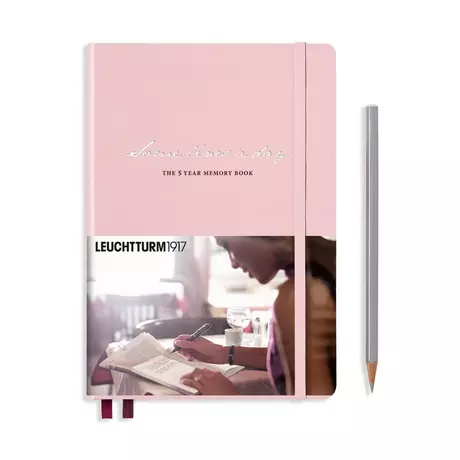 Leuchtturm1917 Journal Some Lines A Day, 5 Year Rose