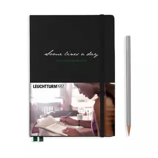 Leuchtturm1917 Journal Some Lines A Day, 5 Year Black