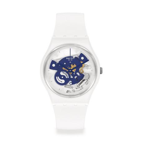swatch TIME TO BLUE SMALL Horloge analogique 