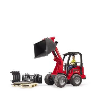 bruder  Chargeur agricole Schäffer 2630 avec figure et accessoires 