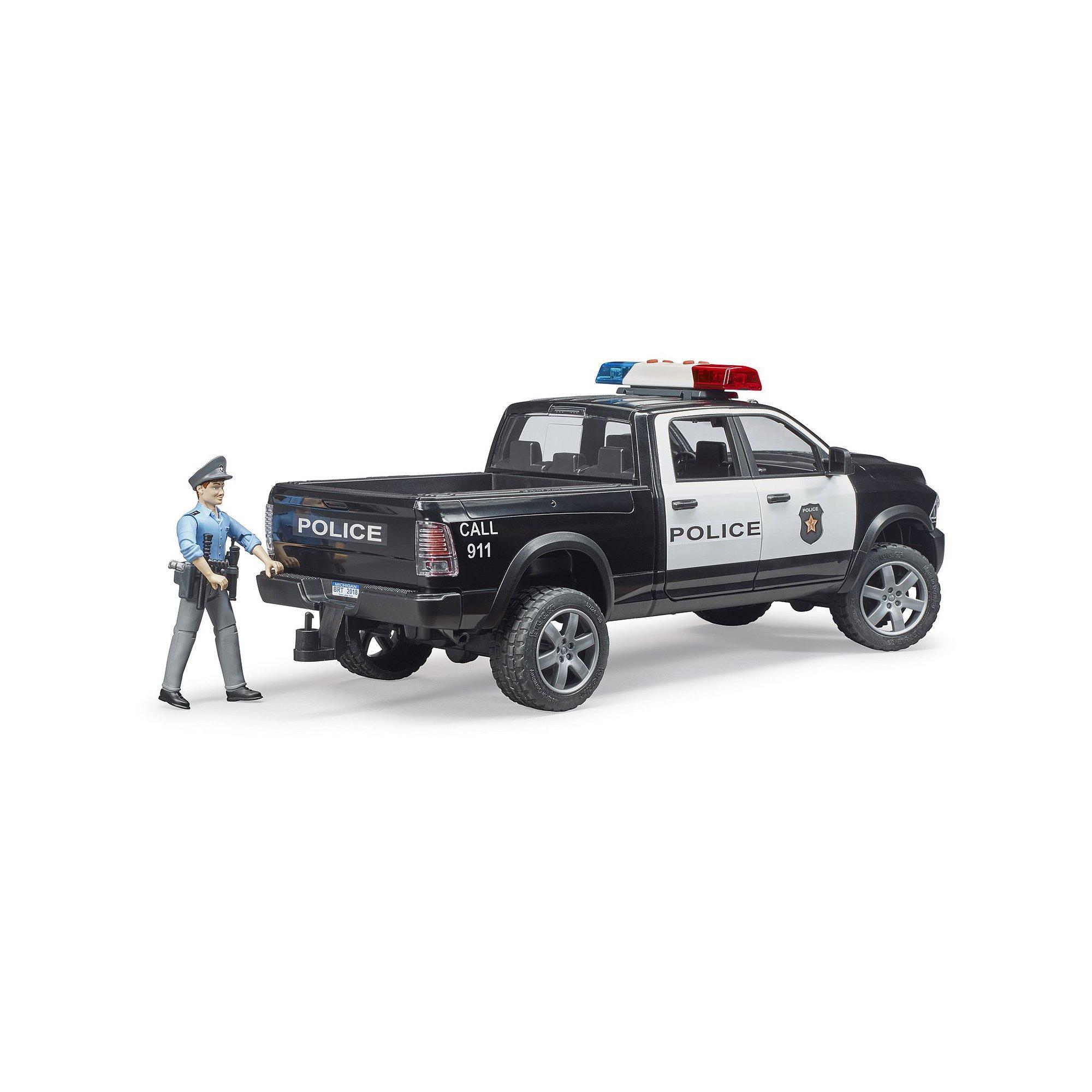 bruder  RAM 2500 Police Pickup con Policeman 1:16 