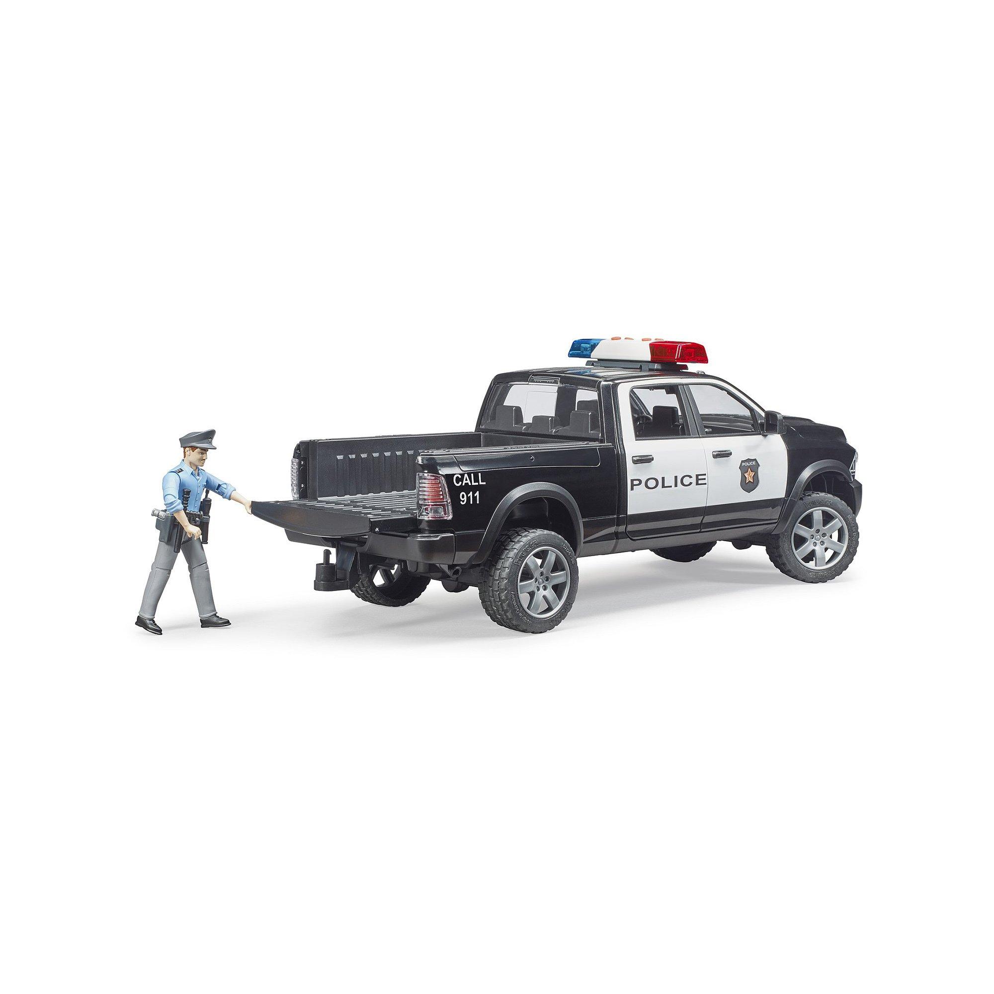 bruder  RAM 2500 Police Pickup con Policeman 1:16 
