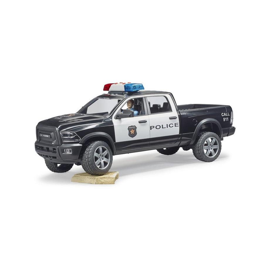 bruder  RAM 2500 Polizei Pickup mit Polizist 1:16 