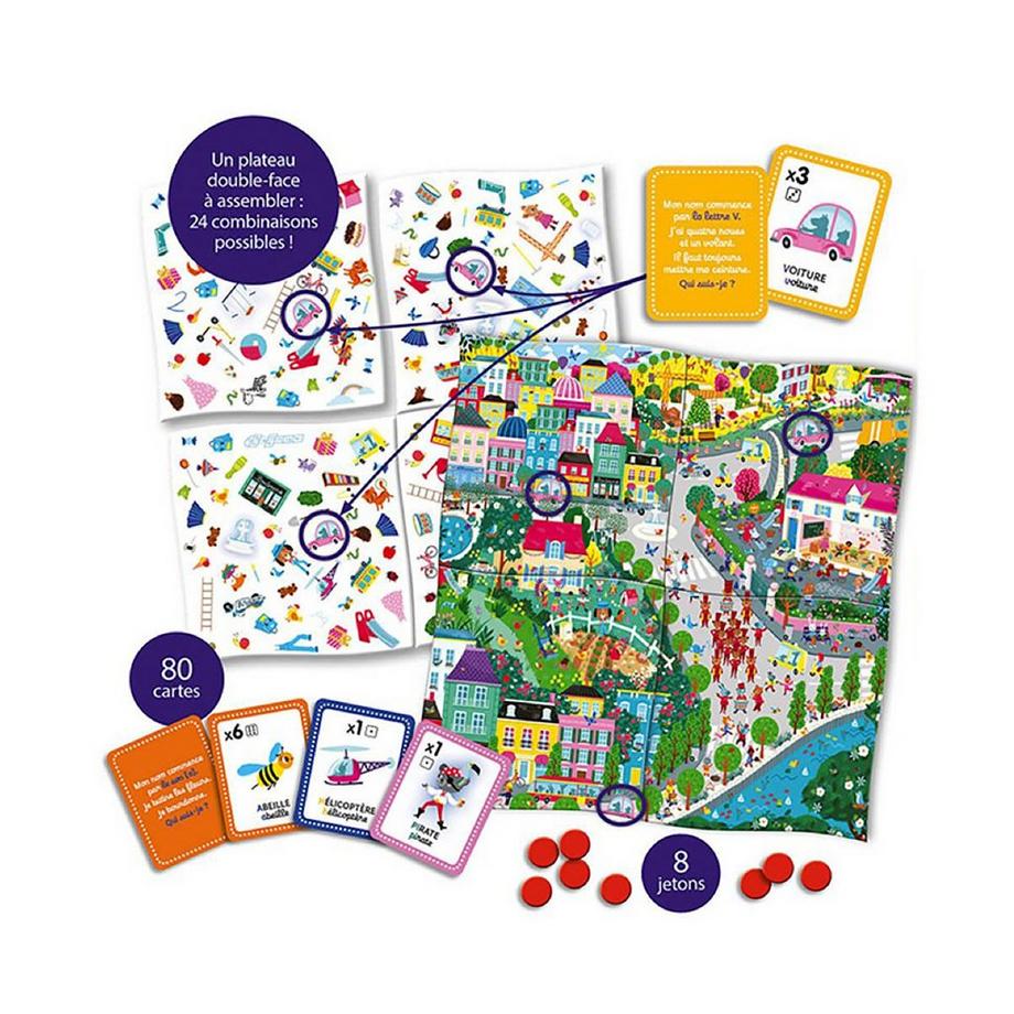 Janod  Jeu cherche et trouve les lettres, Francais 