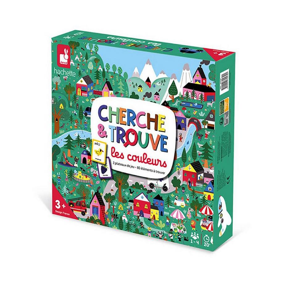 Janod  Jeu cherche et trouve les couleurs, Francese 