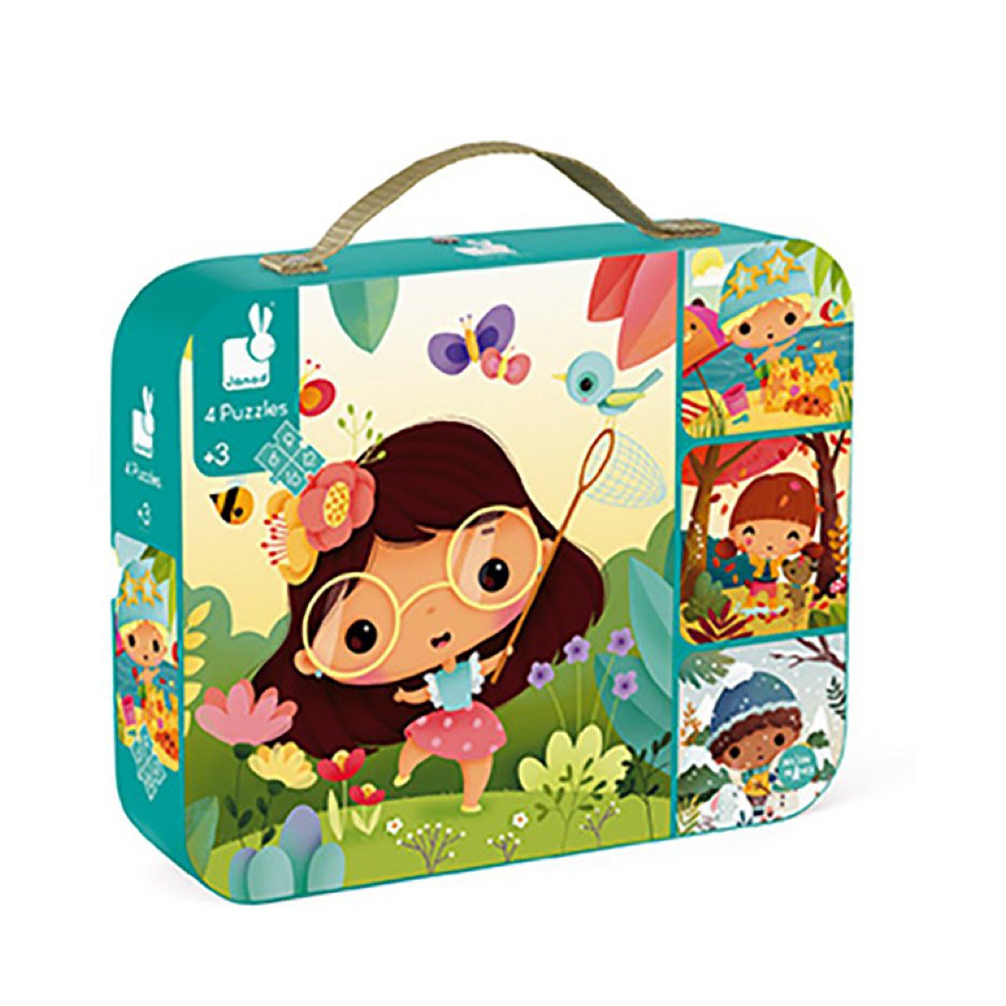 Image of Puzzle 4 Jahreszeiten Multicolor