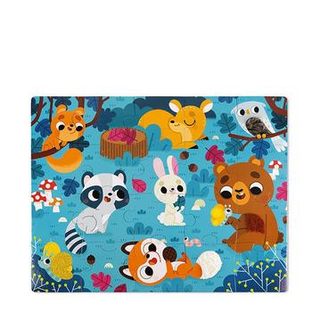 Puzzle Die Tiere im Wald