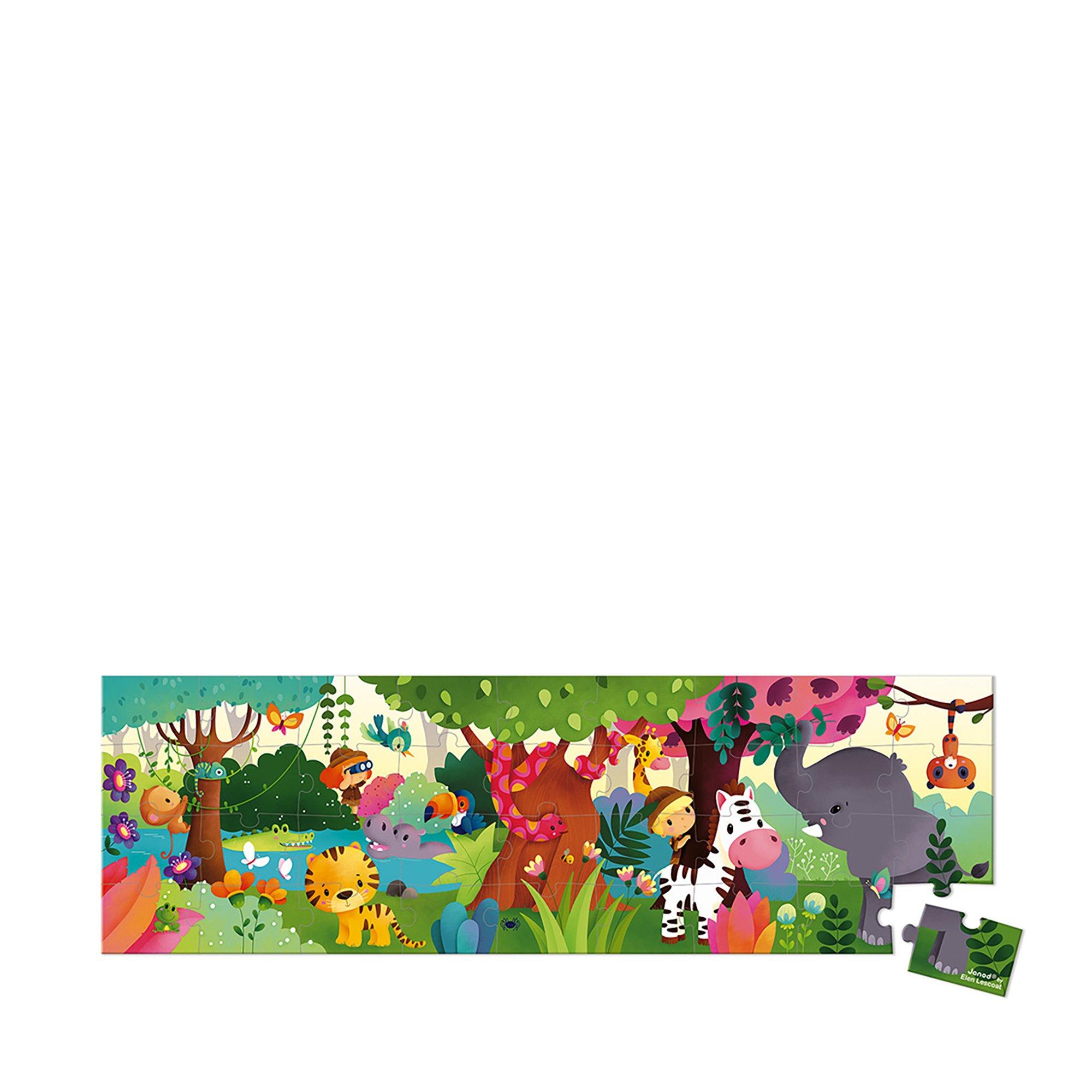 Image of Panorama Puzzle Dschungel Multicolor