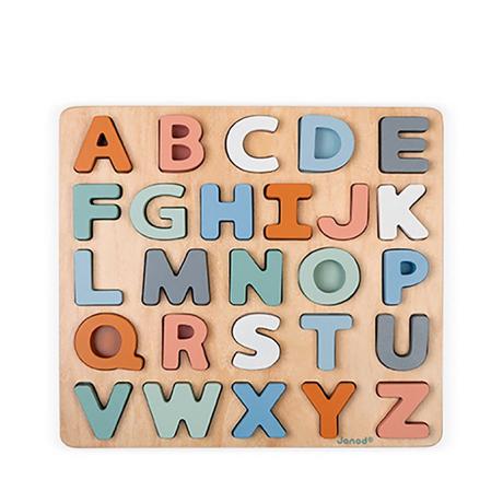 Janod  Dolce bozzolo - alfabeto puzzle 