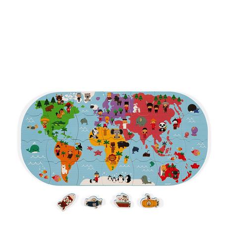 Janod  Carte des explorateurs du bain 