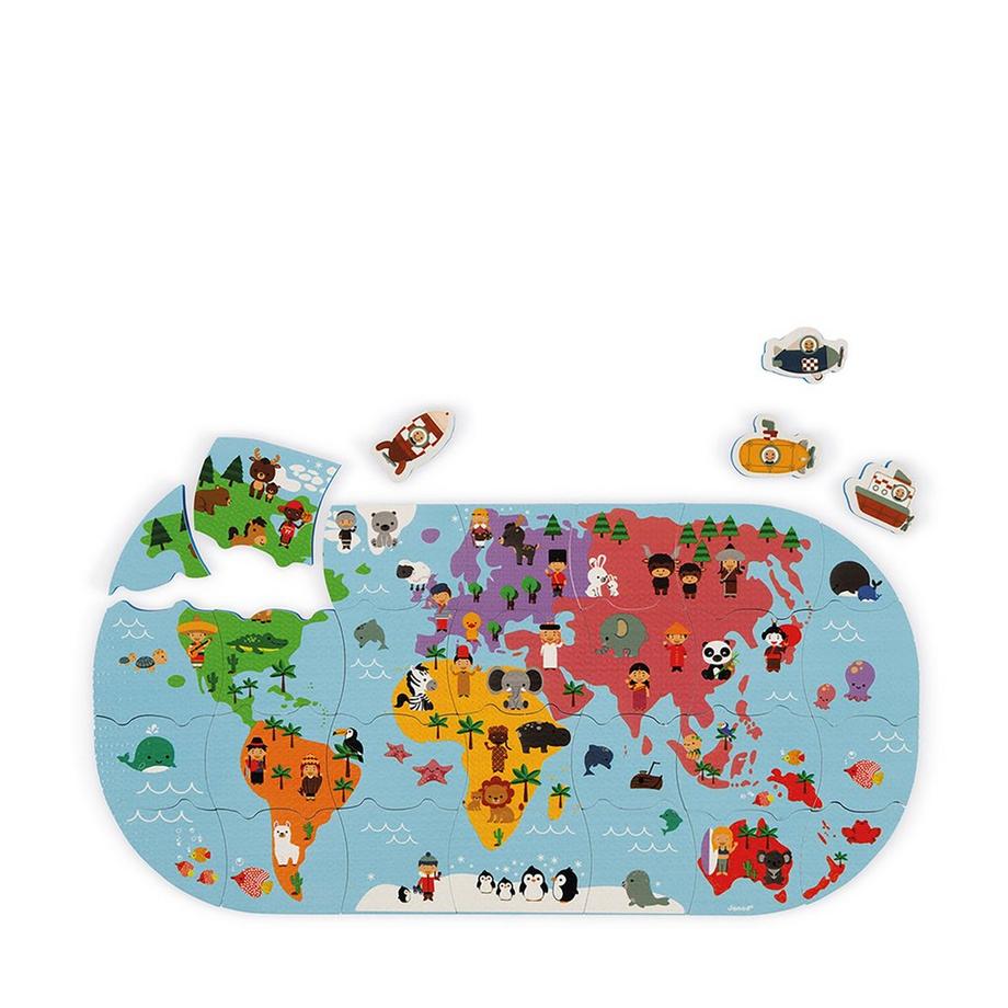 Janod  Carte des explorateurs du bain 