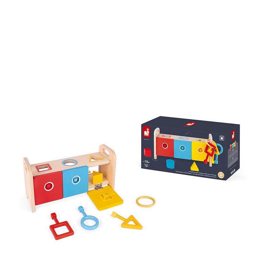 Janod  Portachiavi con 3 chiavi 