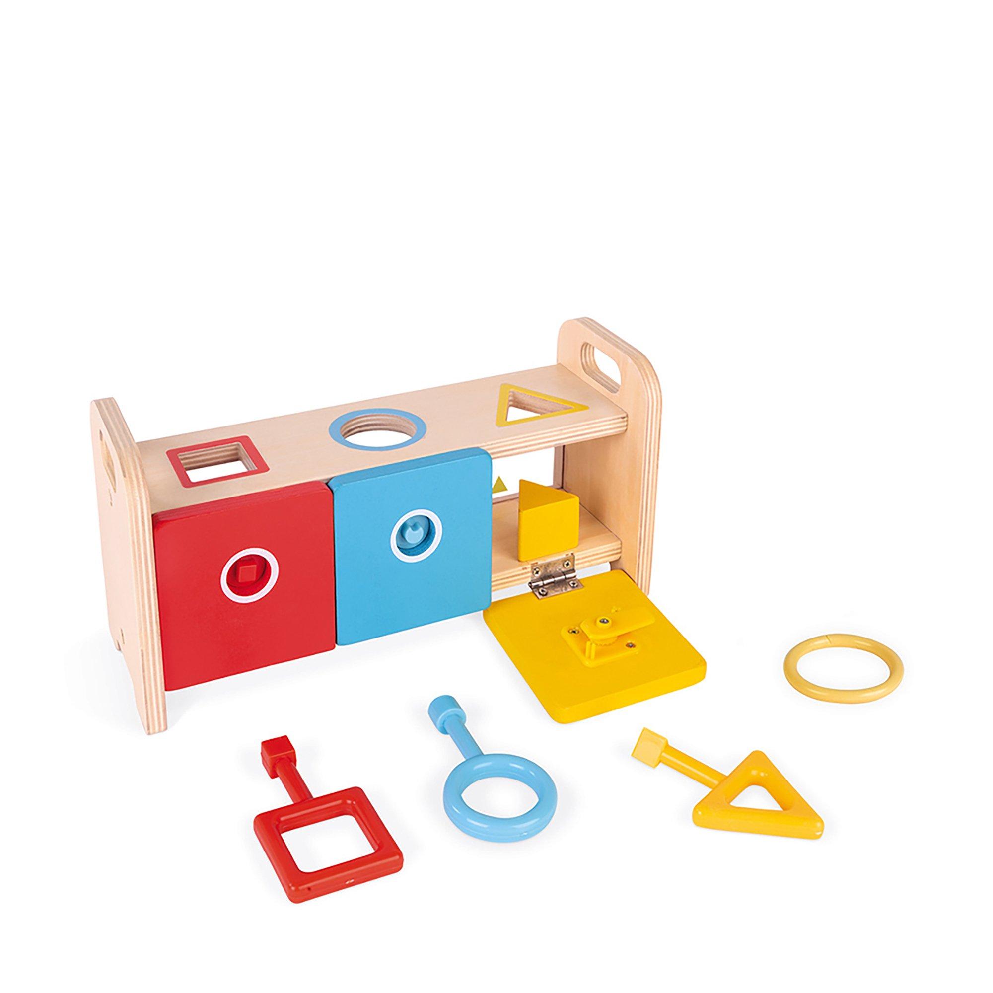 Janod  Schlüsselbox mit 3 Schlüssel 