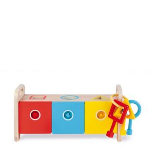 Janod  Schlüsselbox mit 3 Schlüssel 