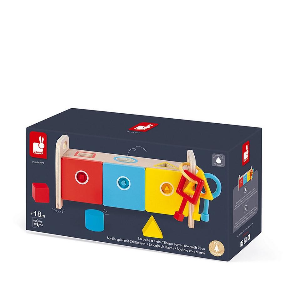 Janod  Portachiavi con 3 chiavi 