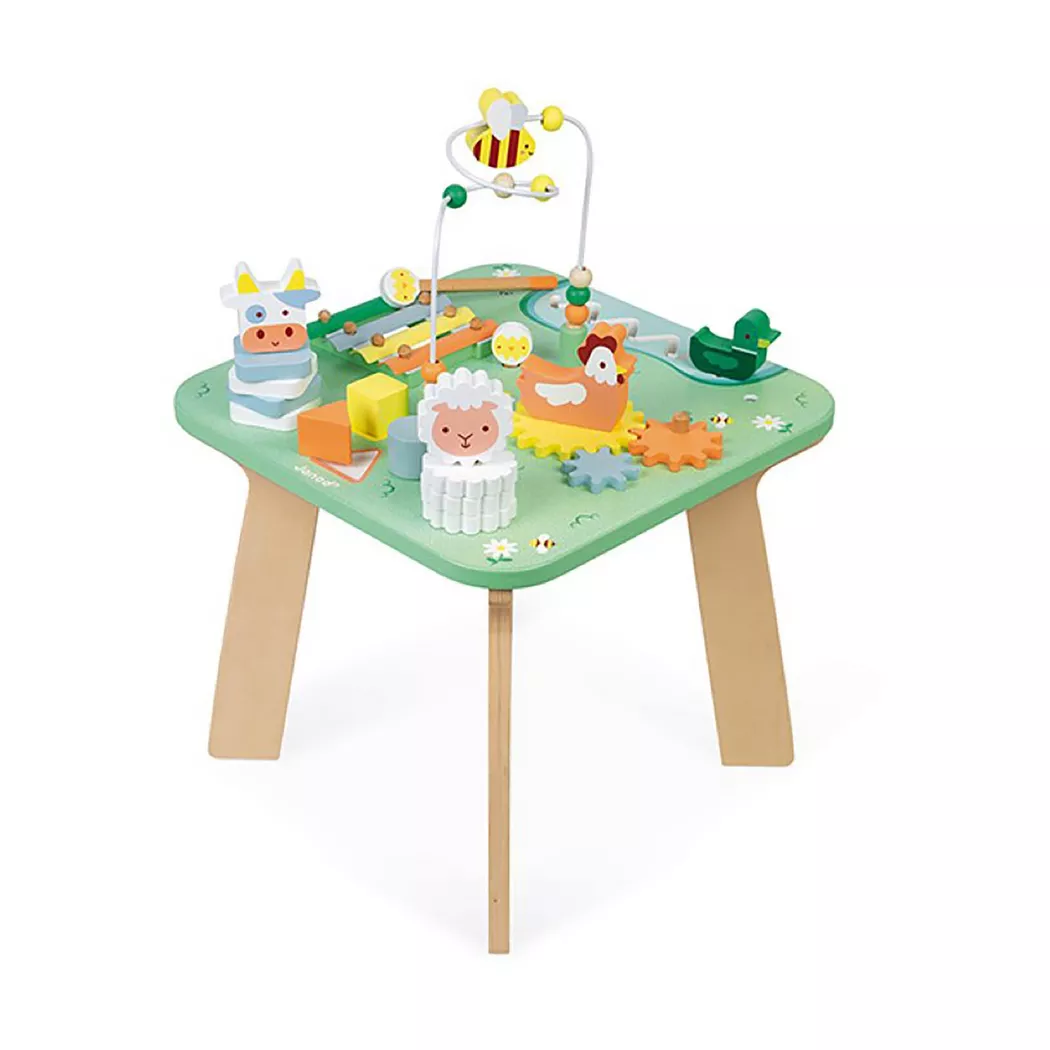 Janod - Table d'activites jolie prairie, Multicolor