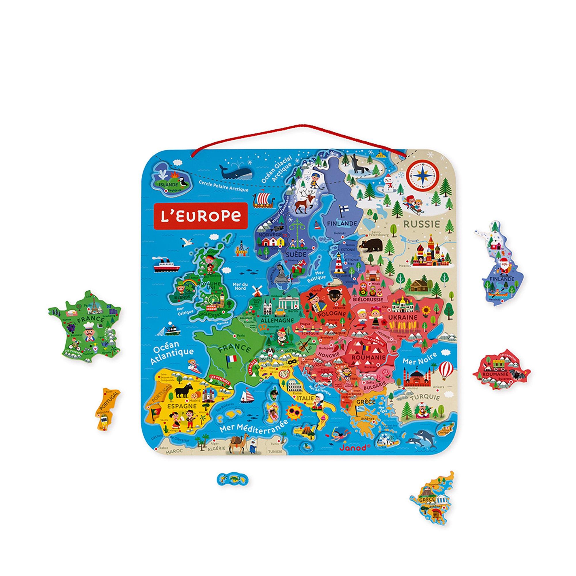 Image of Janod Magnetische Karte Europa