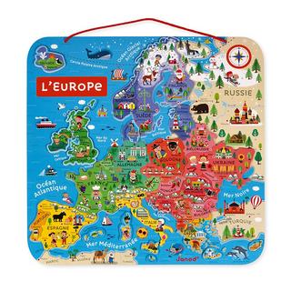 Janod  Carte d'europe magnetique 