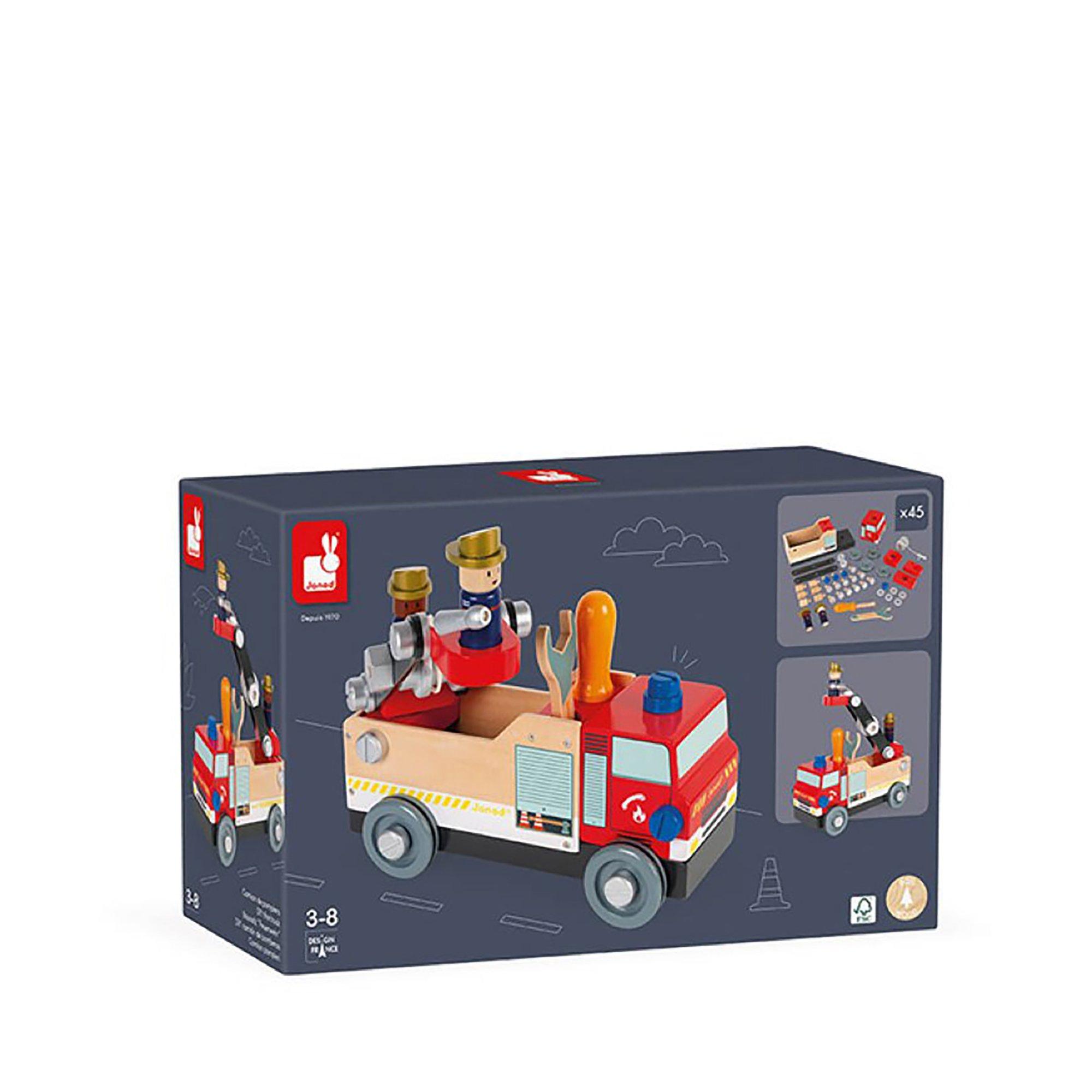 Janod  Brico'Kids Camion de pompier 