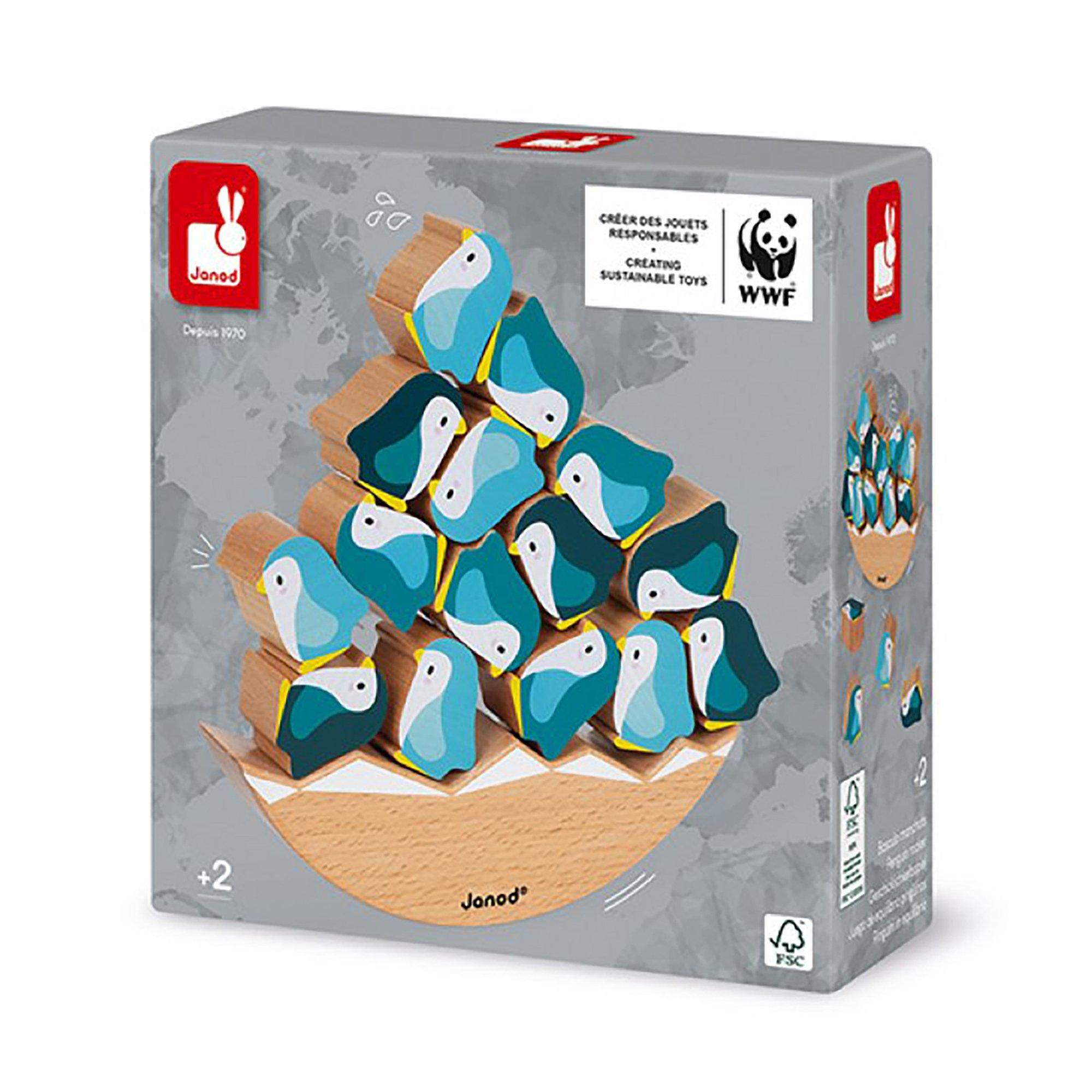 Janod  WWF Jeu basculo manchots 