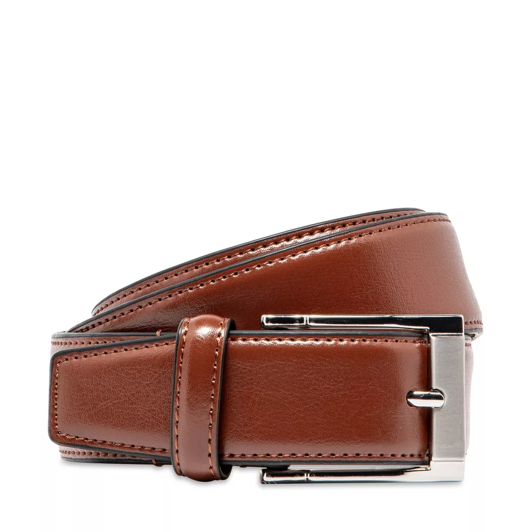 Manor Man Leather Belt Men's Cognac 110