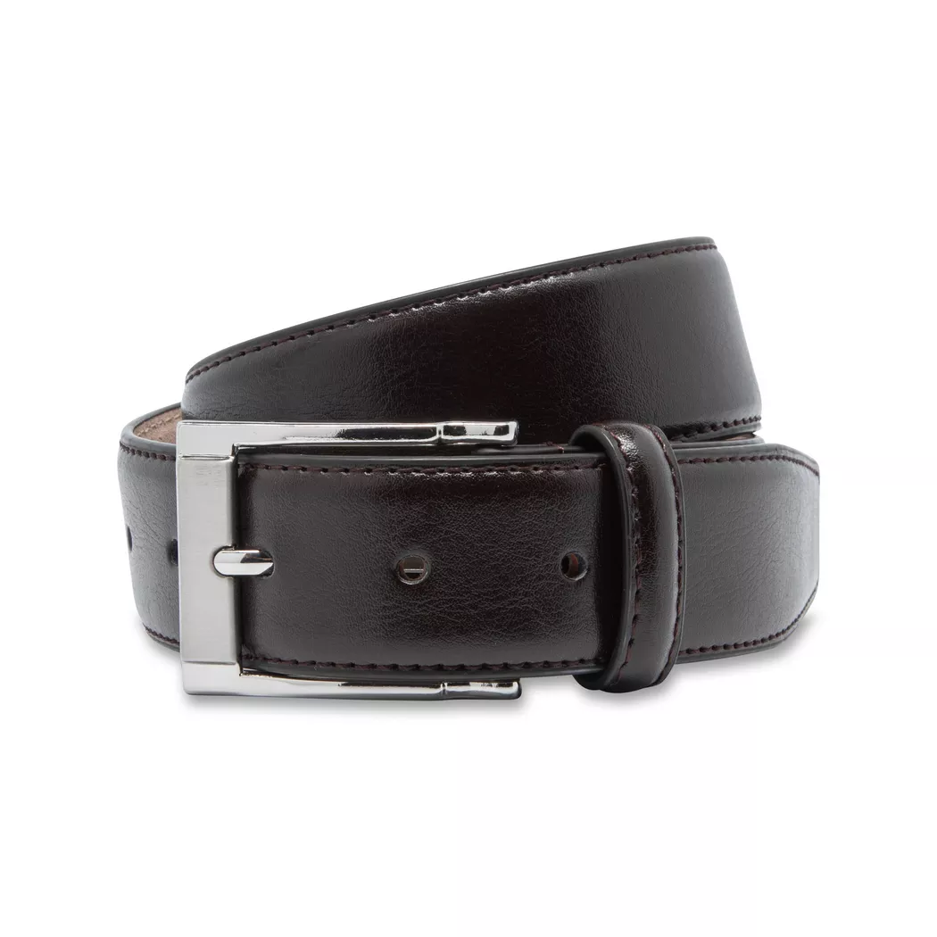 Manor Man - Ledergürtel, für Herren, Braun, Größe 100