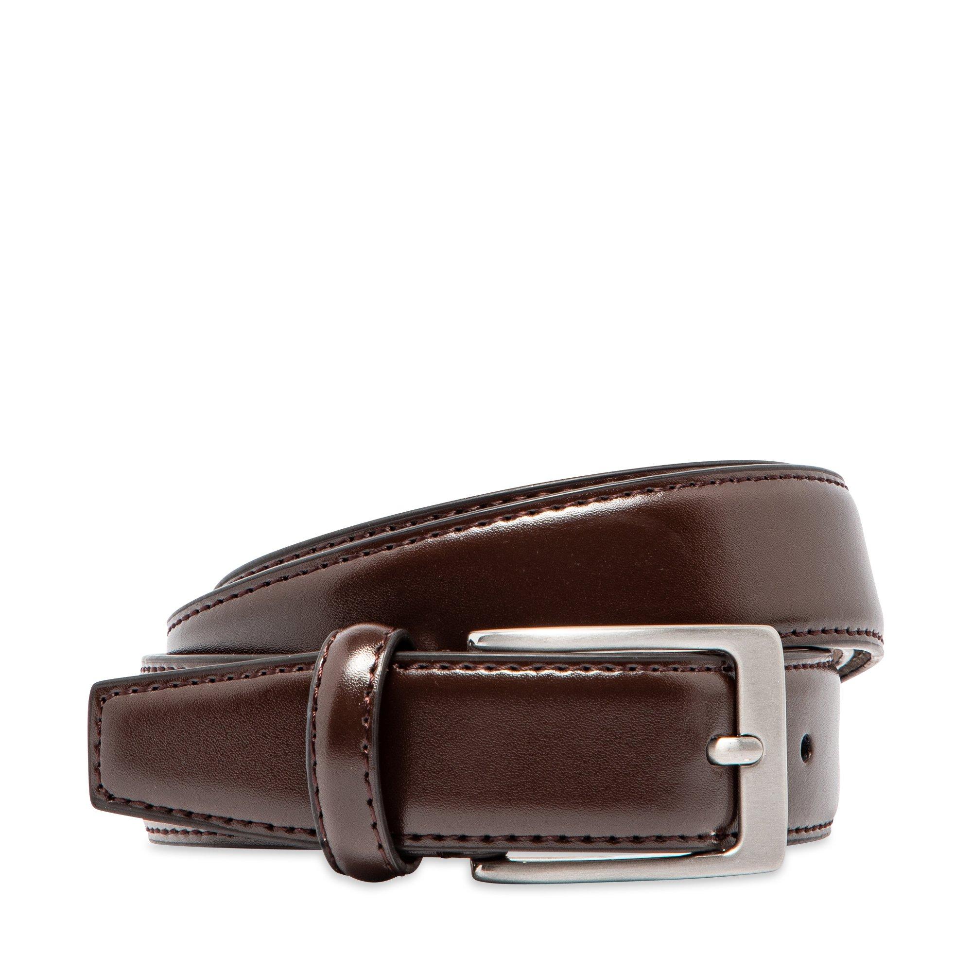 Image of Ledergürtel Herren Dunkelbraun 100